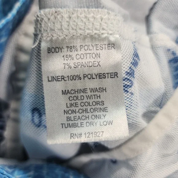 Johnnie O MENS SIZE S Mallon Swim Surf Shorts Fully Lined Laguna Blue - Picture 10 of 13